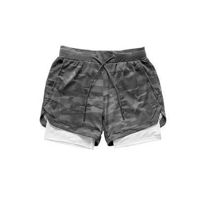 Men's Camo Running Short w/ Pocket Liner